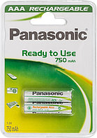 Аккумуляторы Panasonic Evolta 750mAh AAA BL2