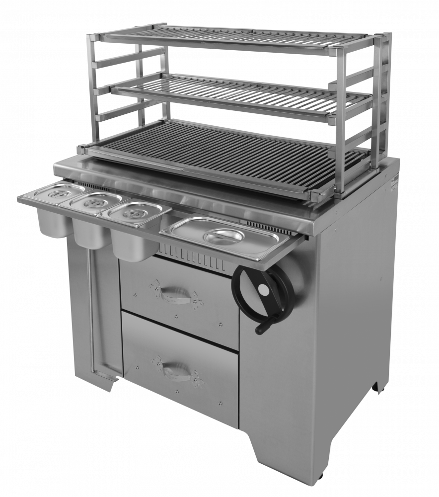 Многофункциональный угольный мангал УММ/2 (ROBATA) Grill Master