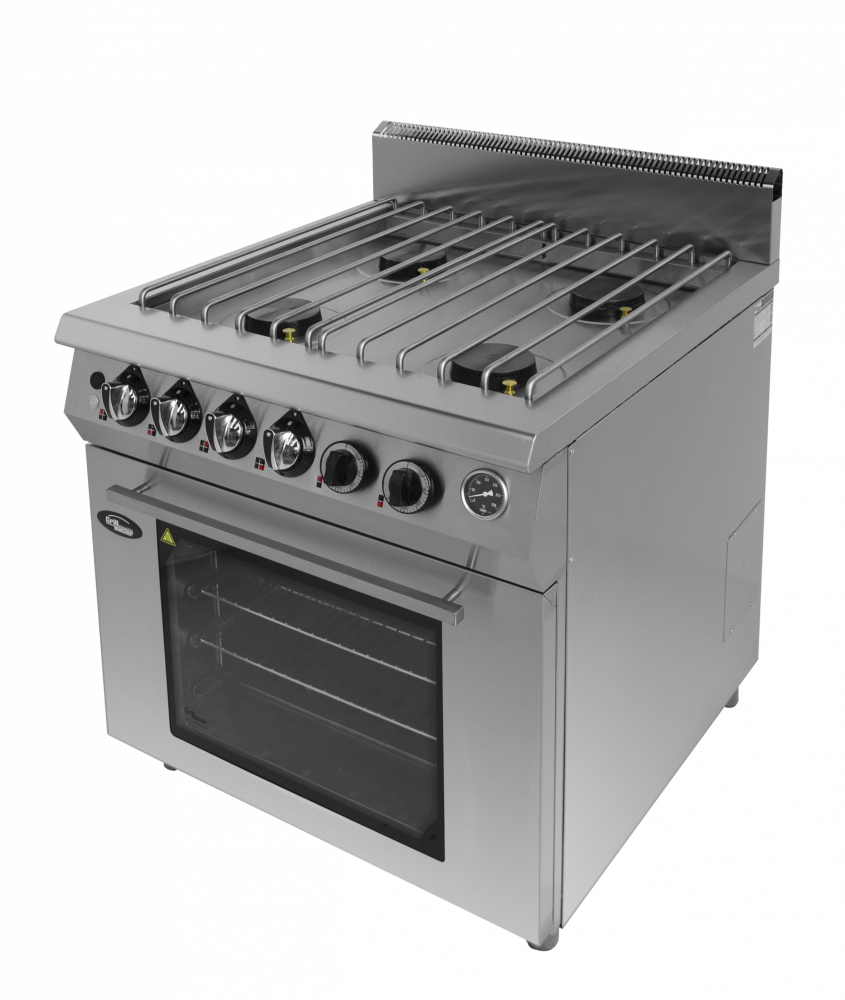 Плита газовая с духовкой Ф4ПДГ/900 (решетка из н/стали) Grill Master