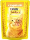 Friskies С курицей в подливе влажный корм для кошек, 85гр