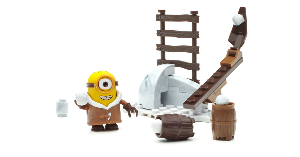 Mega Bloks Миньоны Игра в снежки