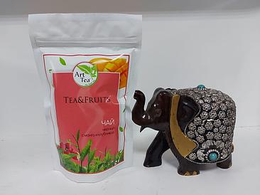 Чай чёрный с манго и клубникой Tea&Fruits 100гр.