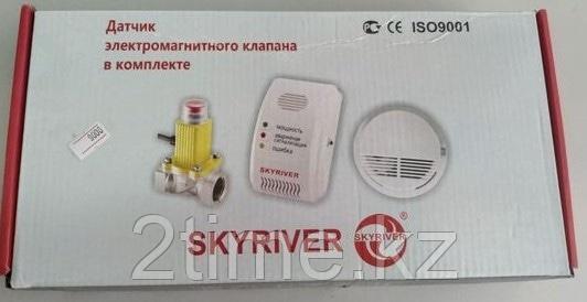Сигнализаторы утечки газа с электромагнитным клапаном 1" два датчика