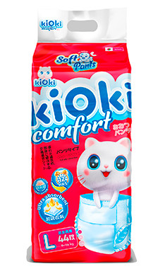 Трусики Kioki Comfort Soft (Киоки Комфорт) размер L (9-14kg) 44 штуки