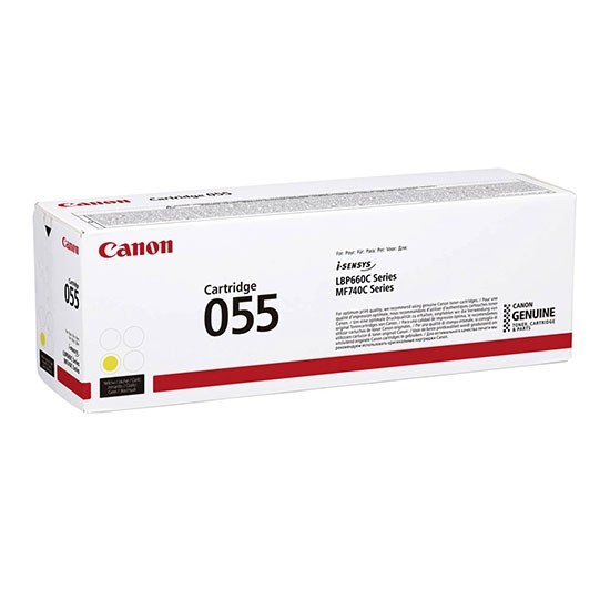 Canon 3013C002 Картридж лазерный 055Y желтый для i-SENSYS LBP710Cx, i-SENSYS LBP712Cx