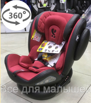 Автокресло 0-36 кг Lorelli AVIATOR ISOFIX (FR-01) черный-красный 1903