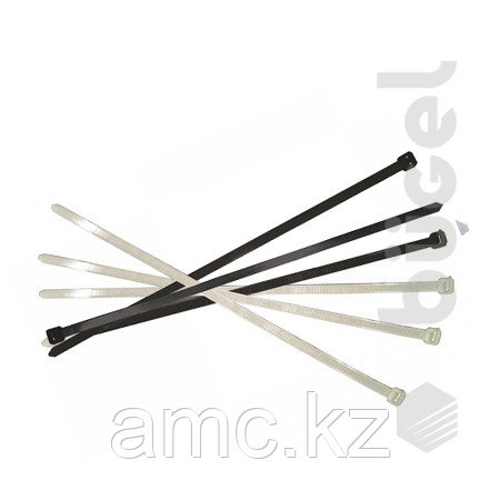 Хомуты, 300 х 3,6 мм., пластмассовые, белые, 100 шт.// СИБРТЕХ