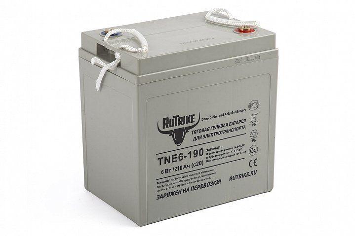 Тяговый гелевый аккумулятор RuTrike TNE (6-190 (6V210A/H C3))