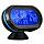 Часы-термометр-вольтметр автомобильные VST-7009V {подсветка синий/зеленый, 12В-24В}, фото 2