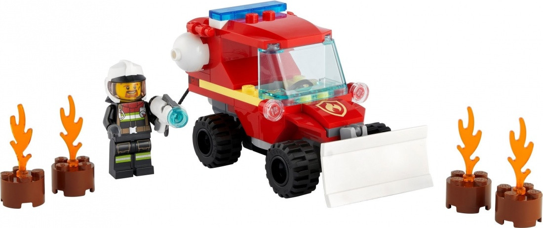 60279 Lego City Пожарные: Пожарный автомобиль, Лего Город Сити - фото 3 - id-p85037966