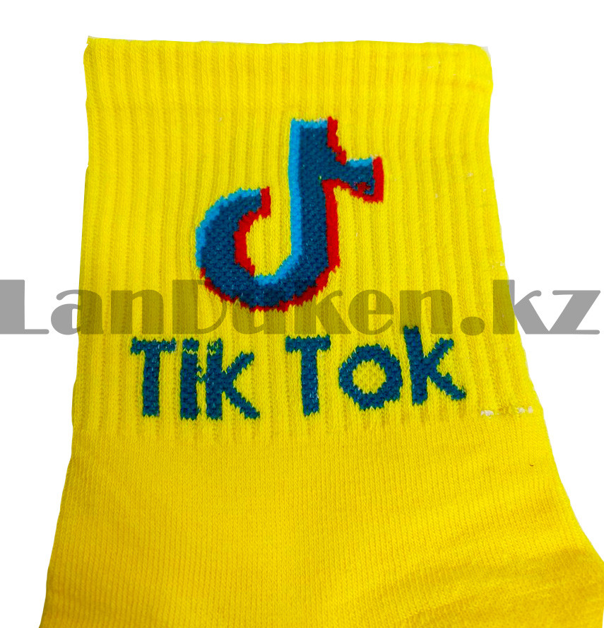 Носки женские хлопковые Tik Tok (Тик Ток) 36-41 размер Amigobs желтые - фото 5 - id-p85699580