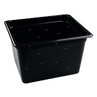 Гастроёмкость Restola 1/2 (325x265, h=200), чёрная - 6 шт/уп