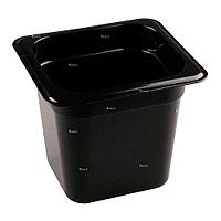 Гастроёмкость Restola 1/6 (176x162, h=150), чёрная - 8 шт/уп