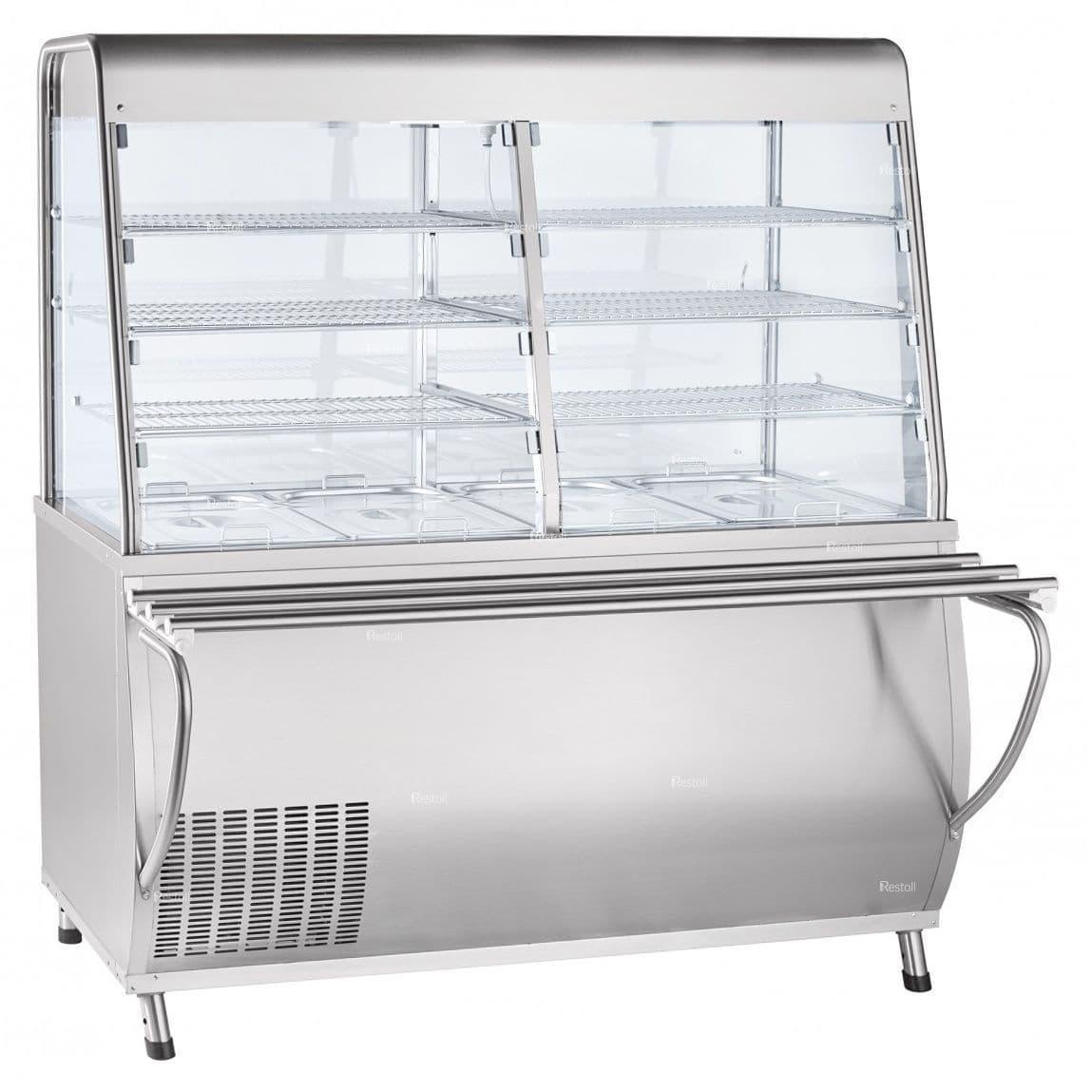 Прилавок-витрина холодильный ABAT «Премьер» ПВВ(Н)-70Т-С-01-НШ