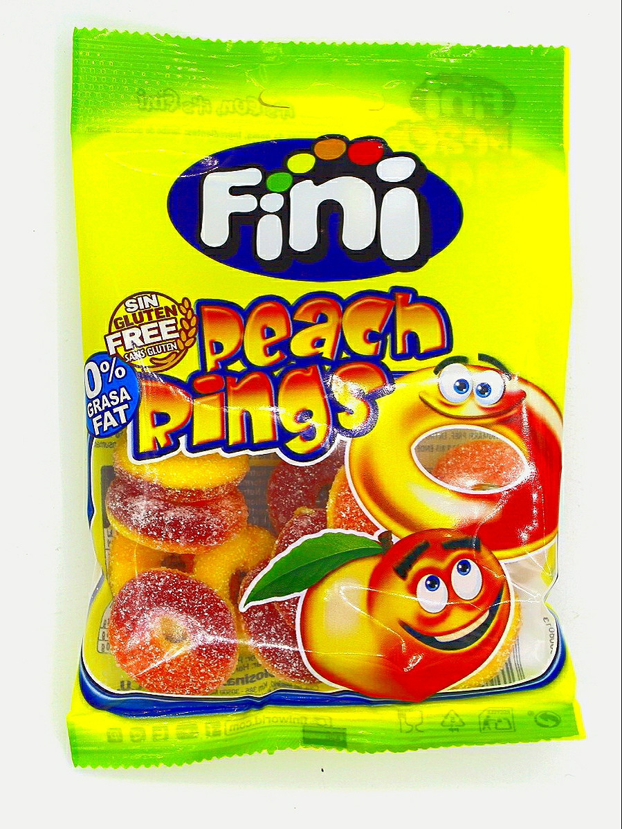 Мармелад Fini Персиковые колечки 100 гр. (Peach Rings) Мармелад