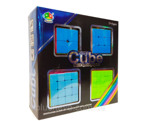 Набор головоломок- кубиков рубика из 4