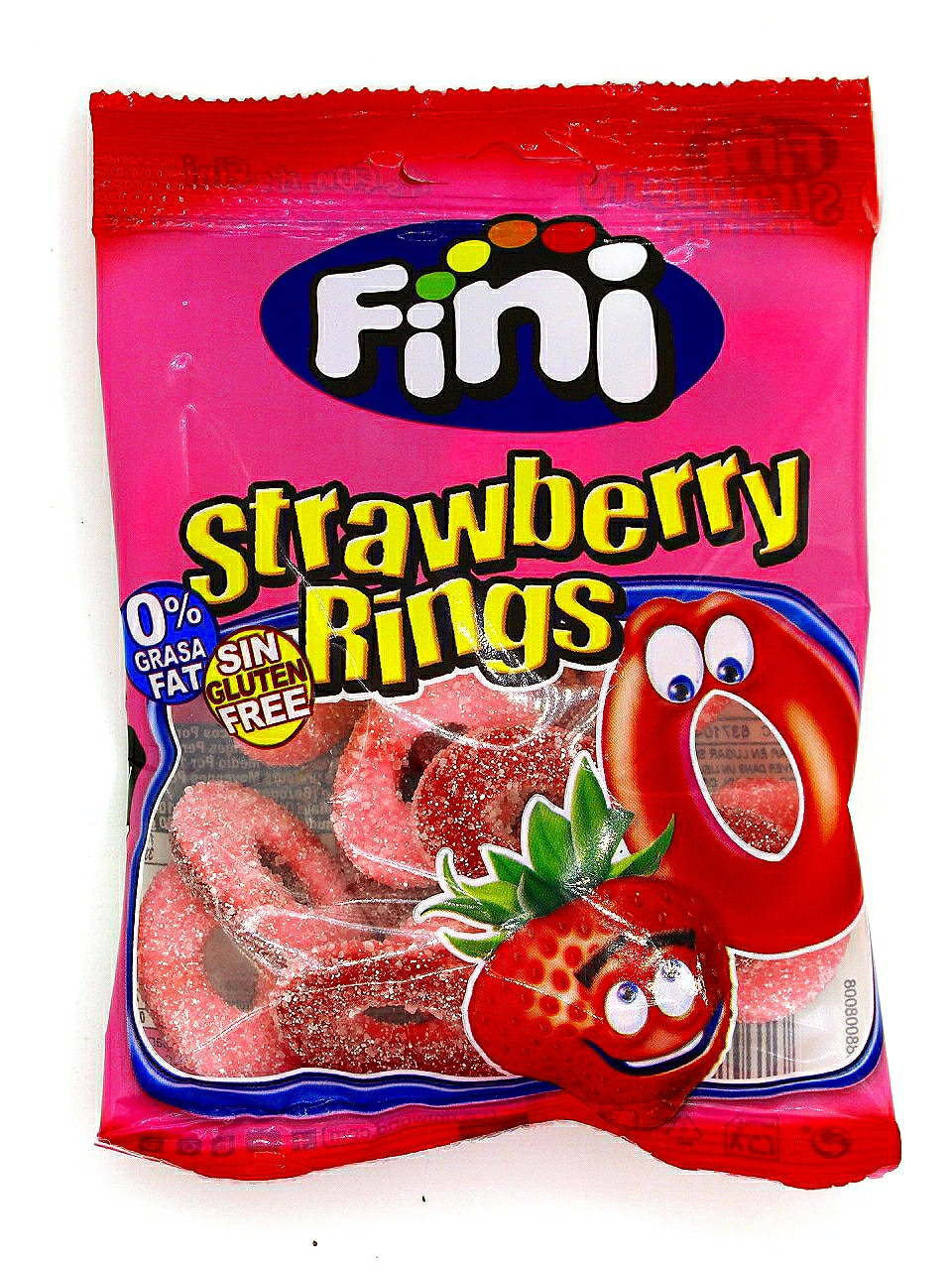 Мармелад Fini Клубничные колечки 100 гр. (Strawberry Rings) Мармелад