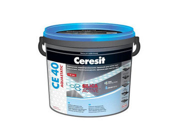 Ceresit CE40 SilicaActive Цветная затирка для швов в ведре, цвет- Чили (Chili), 2 кг