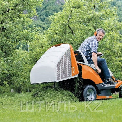 Трактор газонокосилка STIHL RT 4082 (11,1 л.с. | 80 см | 250 л) бензиновый райдер (минитрактор) - фото 8 - id-p85726346