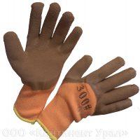 Перчатки коричневые усиленные 300#, фото 1
