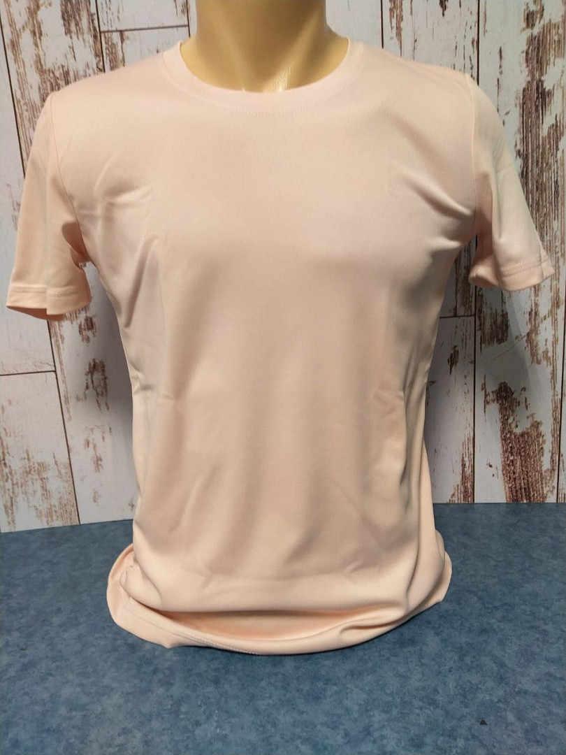 Футболки "Сэндвич" 58 (4XL) "Unisex" Цвет: Персиковая кливия