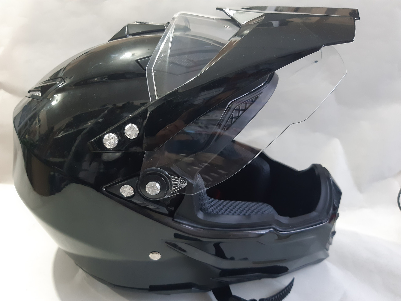 Мото шлем кроссовый FMVSS 218 DOT (мотошлем) - фото 2 - id-p85732309
