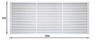 Решетки радиаторные 600 мм х 1500 мм
