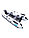 Лодка гребная RUSH 3300 СК светло-серый/графит, фото 2