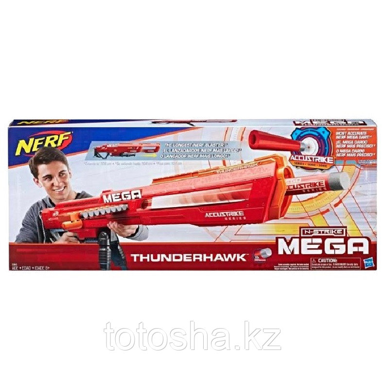 Бластер Nerf Mega AccuStrike Thunderhawk Мега Аккустрайк Фандерхок , E0440