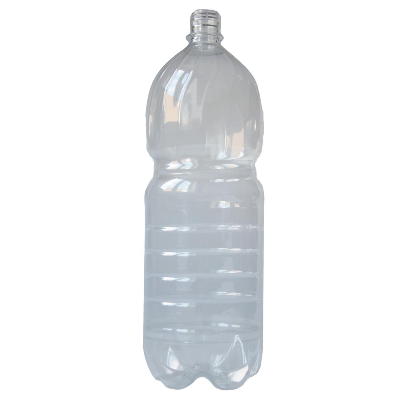 ПЭТ бутылка, прозрачная., 2 л с крышкой, 40 шт