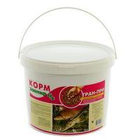 Корм для рыб 'ЗООМИР. ГРАН-ПРИ', плавающие гранулы, ведро 10 л, 2.5 кг