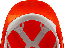 Каска защитная ЗУБР "МАСТЕР", оранжевая, фото 3
