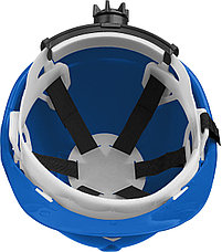 Каска защитная ЗУБР "ЭКСПЕРТ" храповый механизм регулировки размера, синяя, фото 2