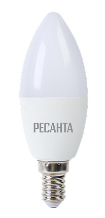 Лампа светодиодная РЕСАНТА LL-R-C37-7W-230-3K-E14, фото 2