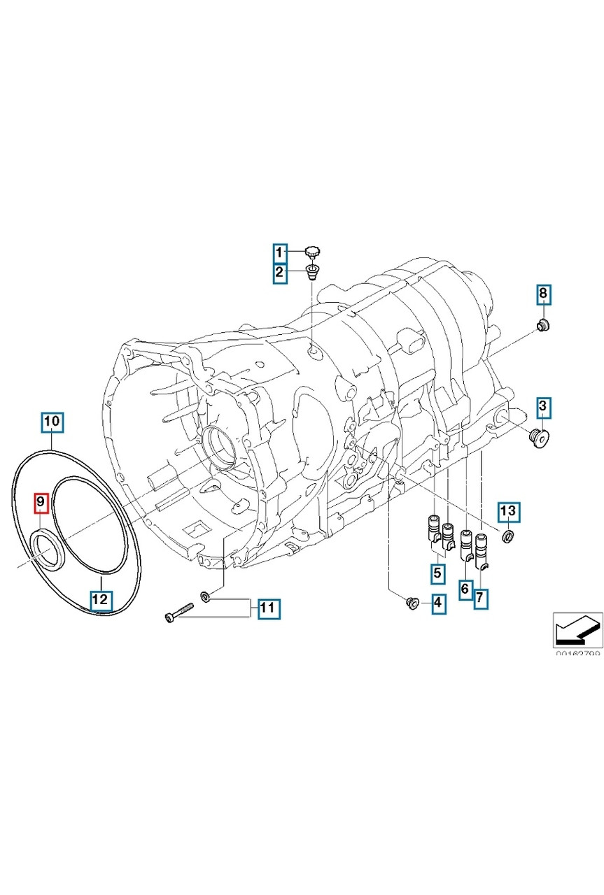 Сальник гидромуфты BMW 2003- | Corteco 01031573b - фото 3 - id-p74078884