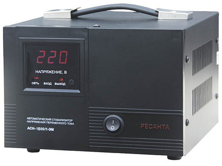 Стабилизатор напряжения РЕСАНТА АСН-1500/1-ЭМ, фото 2