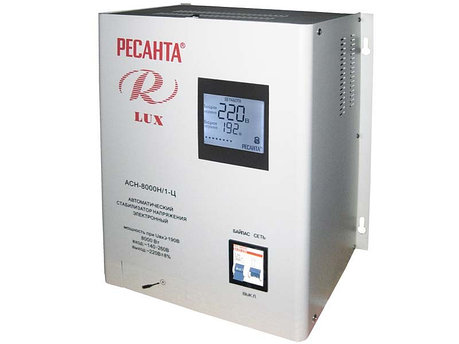 Стабилизатор напряжения серии LUX РЕСАНТА АСН-8000Н/1-Ц, фото 2