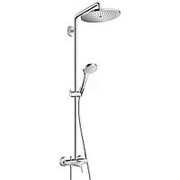 Душевая система с однорычажным смесителем для душа Croma Select S Showerpipe 280 1jet HG26791000