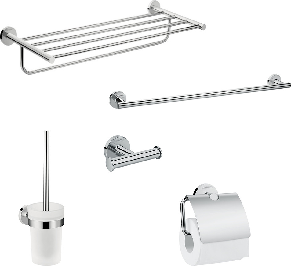 Набор аксессуаров hansgrohe Logis Universal (5 в 1) HG41728000 - фото 1 - id-p85846371