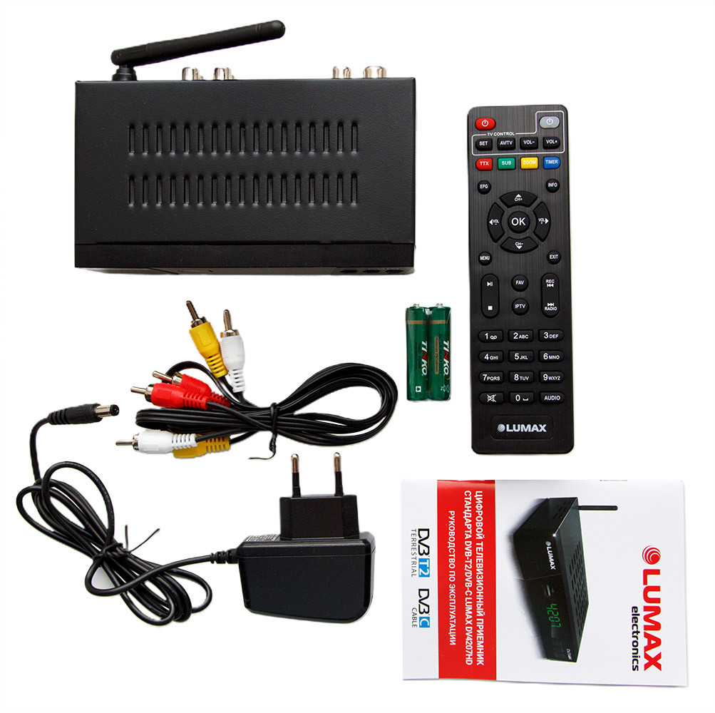 Цифровая ТВ приставка LUMAX DV4207HD, DVB-T2 - фото 3 - id-p85848530