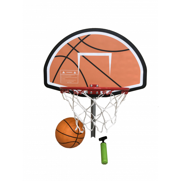 Баскетбольный щит с кольцом для батутов