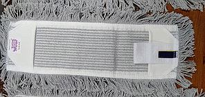 Моп петельчатый хлопковый серый 40 см., фото 2