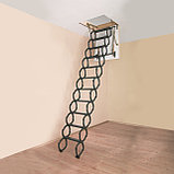 Чердачная металлическая лестница ножничного типа FAKRO LST  60*120*280 Факро  т.8-707-570-5151, фото 5