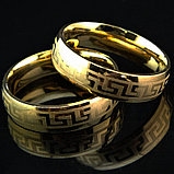 Кольцо обручальное "Wedding ring" позолота, фото 2