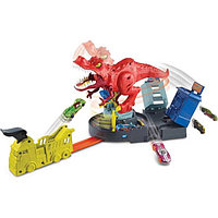 Игровой набор Hot Wheels® Яростный Ти-рекс, фото 1