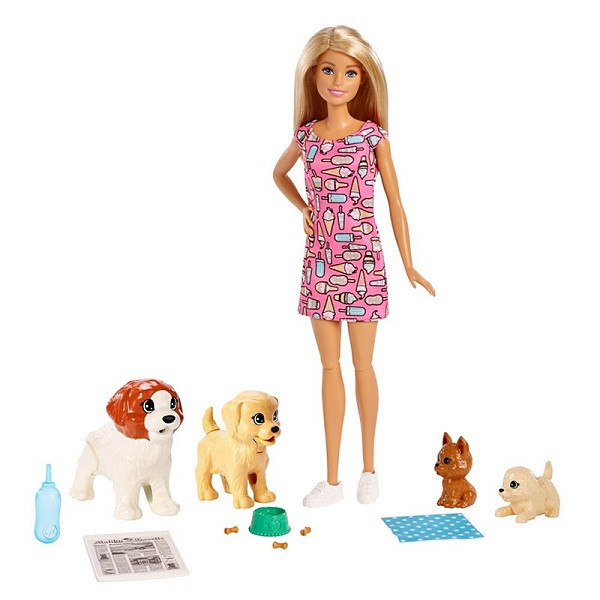Barbie®  и щенки