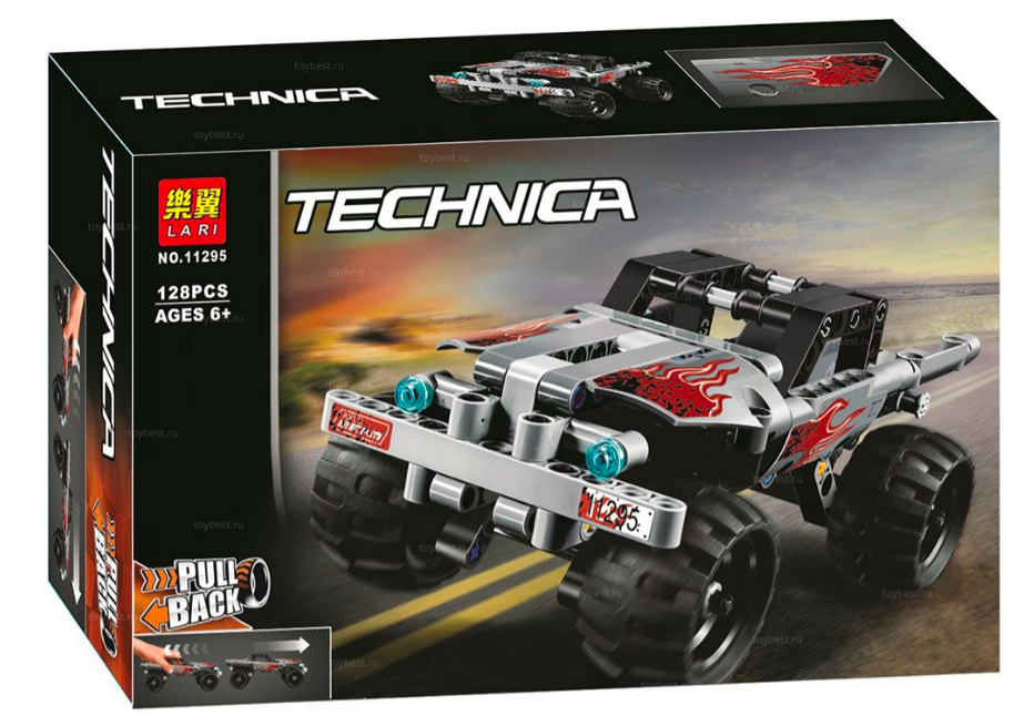 Конструктор Lari 11295 Машина для побега/Конструктор Техник Technic