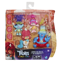 Trolls Игровой набор Тролли 4 фигурки в упаковке E8406 Trolls Игровой набор Тролли 4 фигурки в упаковке
