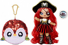 NA! Na! Na! Surprise - мягкие куклы с животным-помпоном-сумочкой Кукла Пират Pirate Becky Buckaneer  от MGA