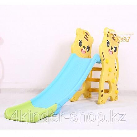 PITUSO Горка с баскет.кольцом ТИГРЁНОК YELLOW Желтый (190*40*100h), фото 1